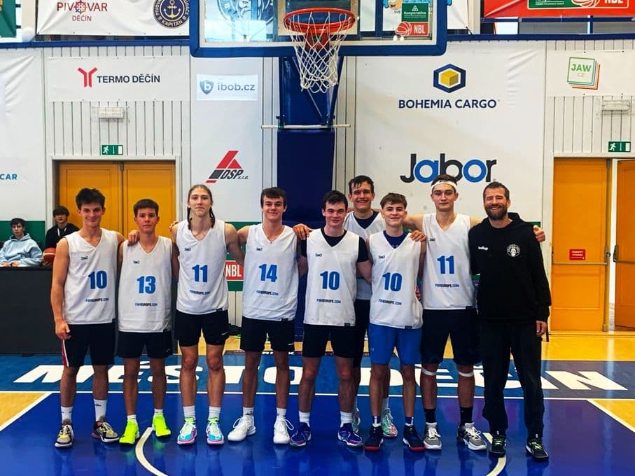 Okresní kolo v basketbalu – první místo